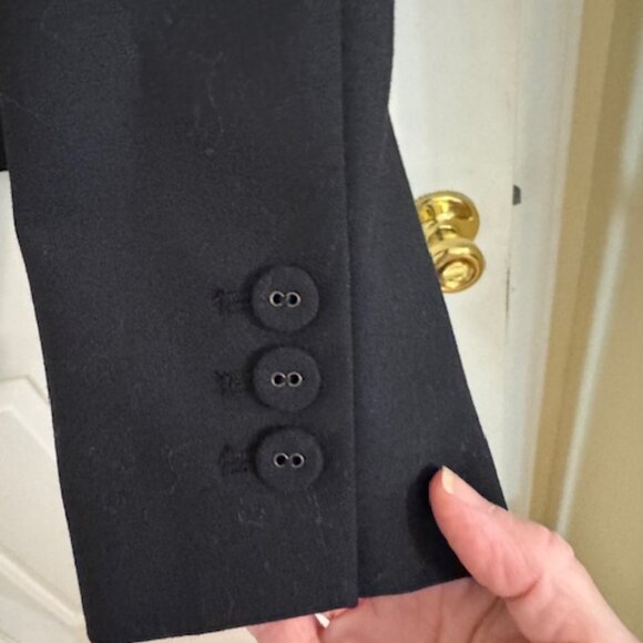 Anne Klein Classic & Professional Black Blazer Sz 8P - Picture 4 of 7